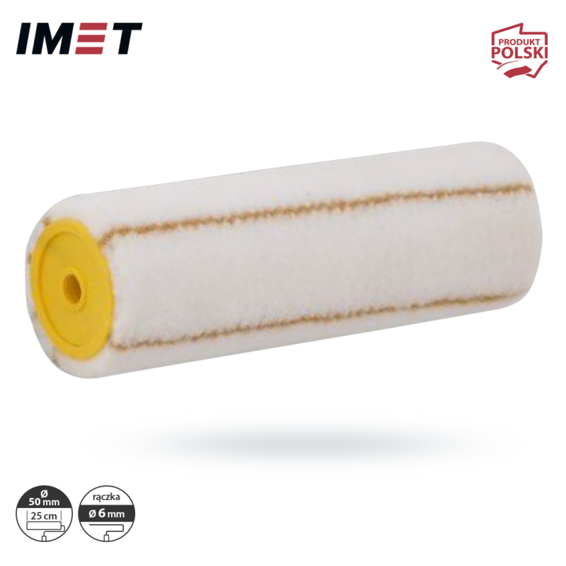 Wkład wałka IMET W25NYL50 NYLON 25cm 6mm