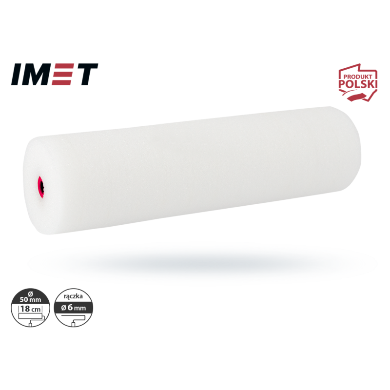 Wkład wałka IMET W518SI 18cm 6mm malowanie siatki