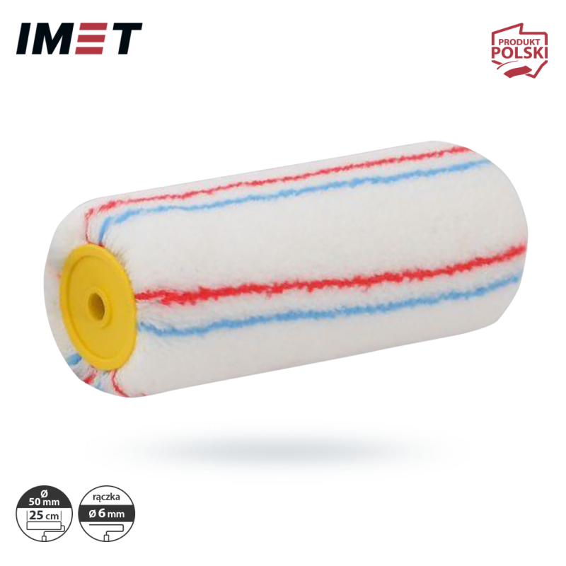 Wkład wałka IMET W25MUL50 MULTIKOLOR 25cm 6mm