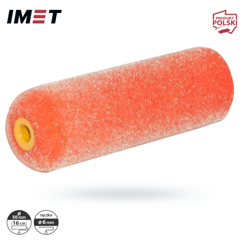Wkład wałka IMET W50X16F flokowany 16cm 6mm