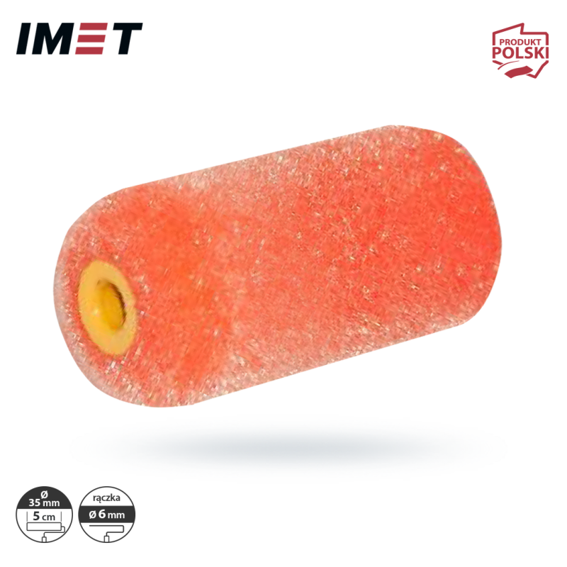 Wkład wałka IMET W5F flokowany 5cm 6mm opk10szt