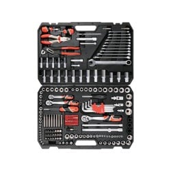 Zestaw serwisowy / narzędziowy Yato YT-38941 225 sztuk 1/2'' 1/4'' 3/8''