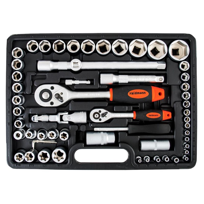 Zestaw kluczy nasadowych 108 el Heidmann G10151