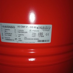 Naczynie przeponowe wzbiorcze 50L do C.O Ibaiondo