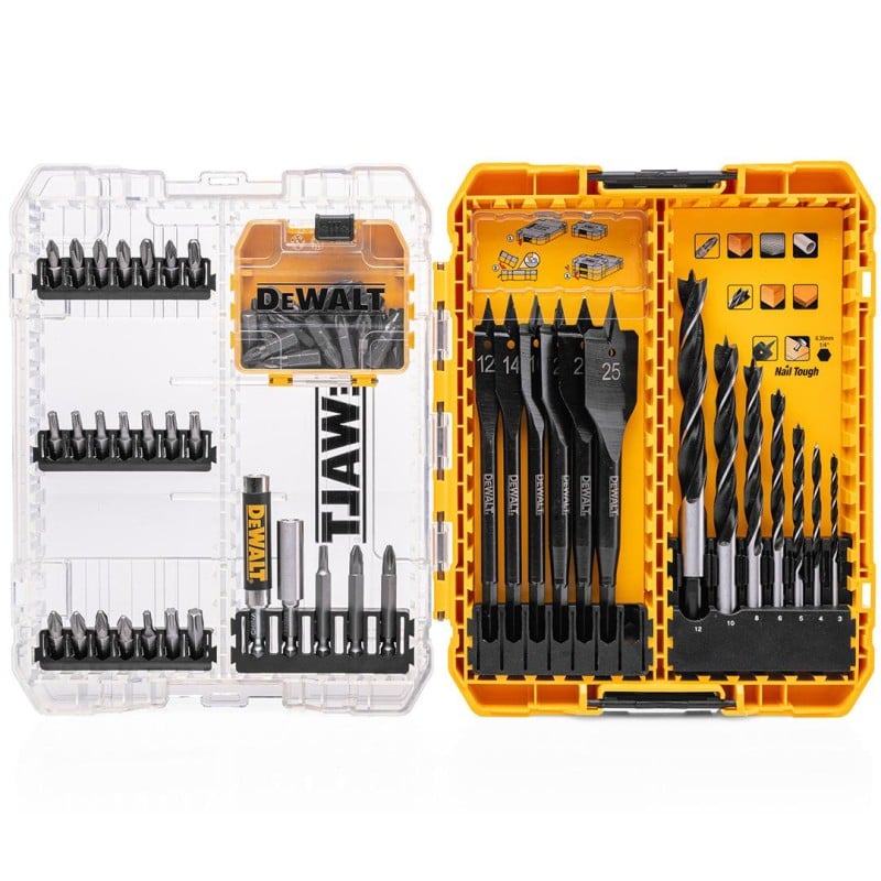Zestaw bitów i wierteł 57 części DeWALT DT70768