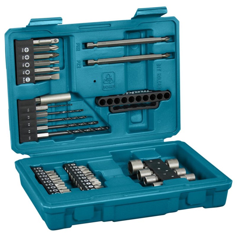 Zestaw bitów wierteł nasadek 42 cz. Makita E-13166