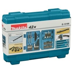 Zestaw bitów wierteł nasadek 42 cz. Makita E-13166