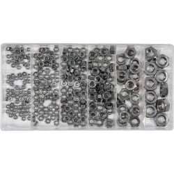 Zestaw 300 nakrętek nierdzewnych YATO YT-06773