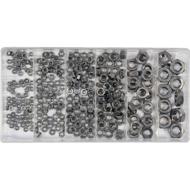 Zestaw 300 nakrętek nierdzewnych YATO YT-06773