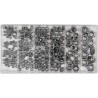 Zestaw 300 nakrętek nierdzewnych YATO YT-06773