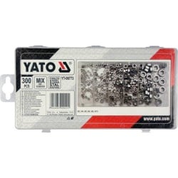 Zestaw 300 nakrętek nierdzewnych YATO YT-06773