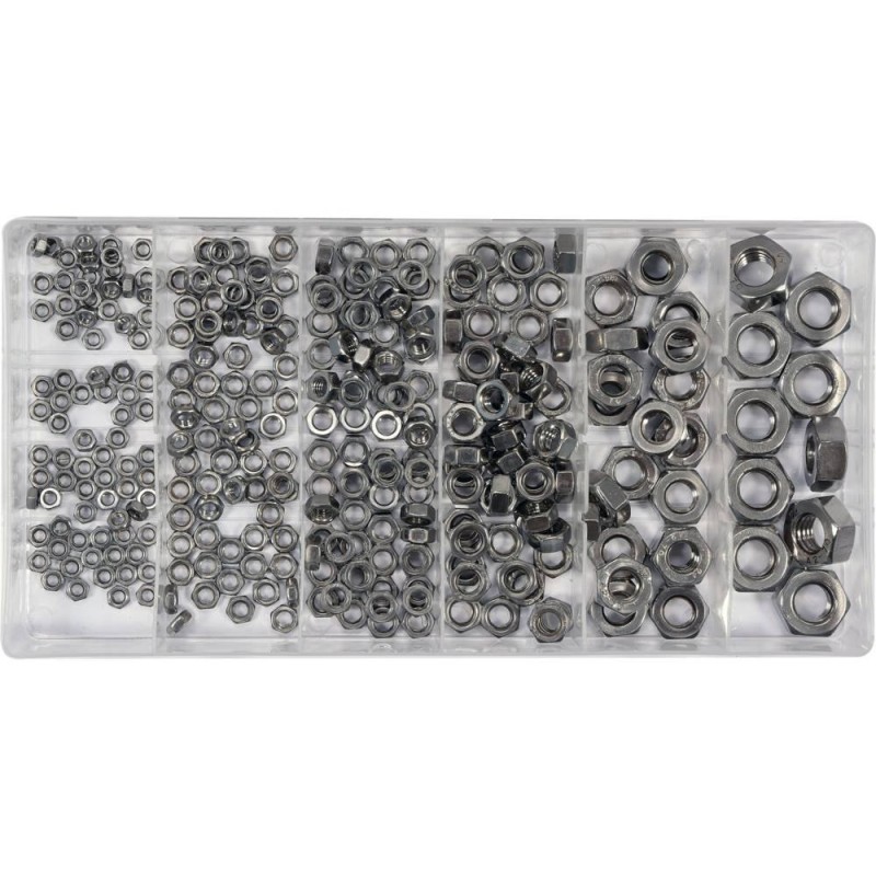 Zestaw 300 nakrętek nierdzewnych YATO YT-06773