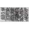 Zestaw 300 nakrętek nierdzewnych YATO YT-06773