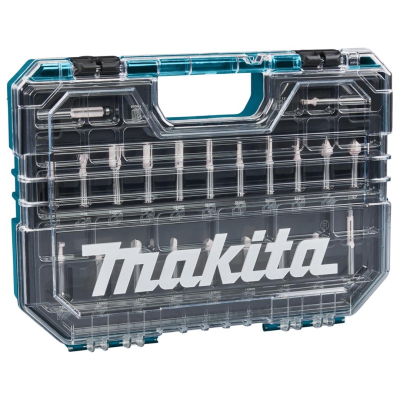 Zestaw 22 frezów do frezarki 8mm Makita D-74784