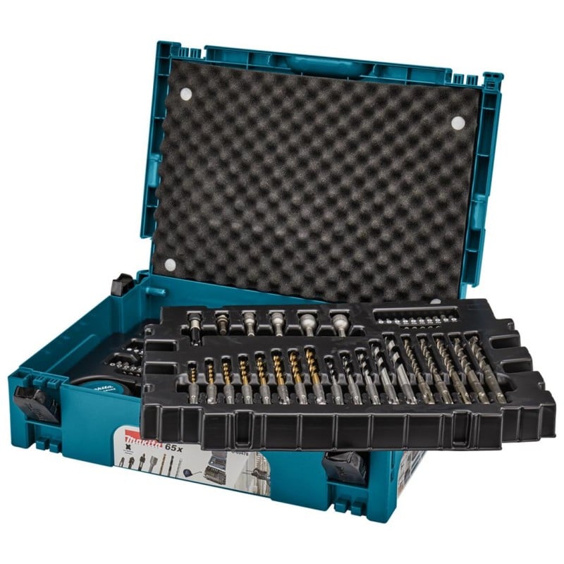 Zestaw bitów wierteł SDS+ 65 części Makita B-69478