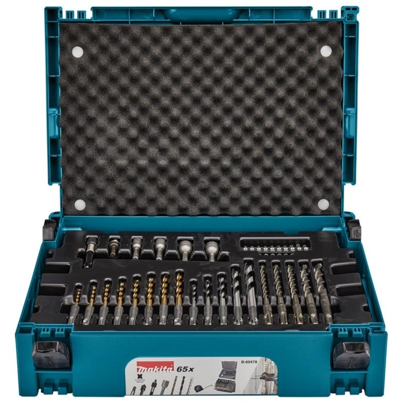 Zestaw bitów wierteł SDS+ 65 części Makita B-69478