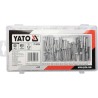 Zestaw 60 sworzni z łbem i otworem YATO YT-06786