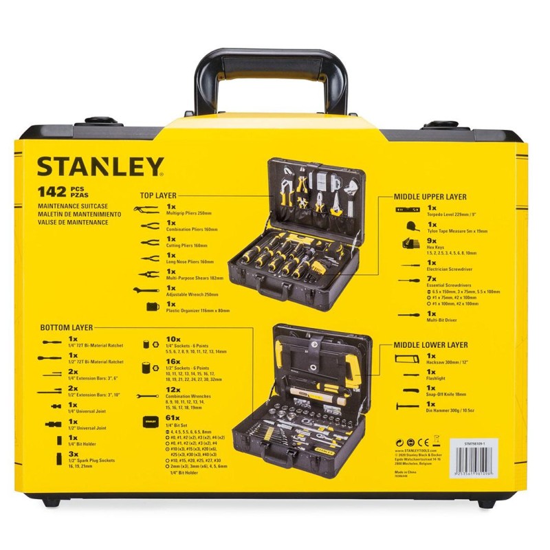 Zestaw serwisowy STANLEY STMT98109-1 142 części walizka