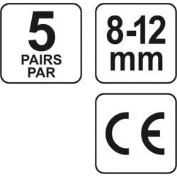 ZATYCZKI DO USZU SILIKONOWE 22dB (5par)