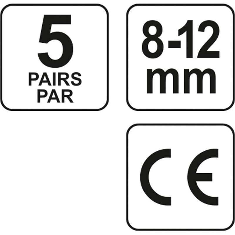 ZATYCZKI DO USZU SILIKONOWE 22dB (5par)