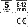 ZATYCZKI DO USZU SILIKONOWE 22dB (5par)