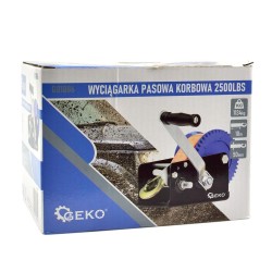 Wyciągarka korbowa linowa 1133kg 2500 LBS 5mb GEKO