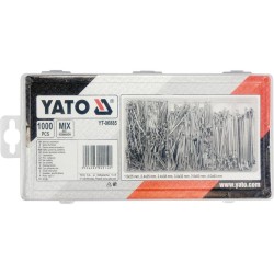 Zestaw 1000 zawleczek prostych mix YATO YT-06885