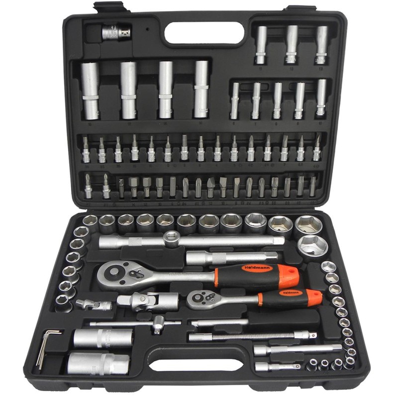 Zestaw kluczy nasadowych 94 el Heidmann G10150