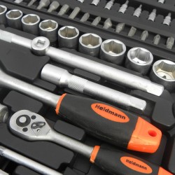 Zestaw kluczy nasadowych 94 el Heidmann G10150