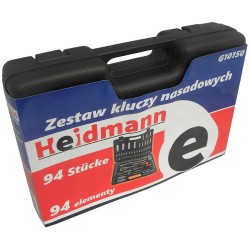 Zestaw kluczy nasadowych 94 el Heidmann G10150