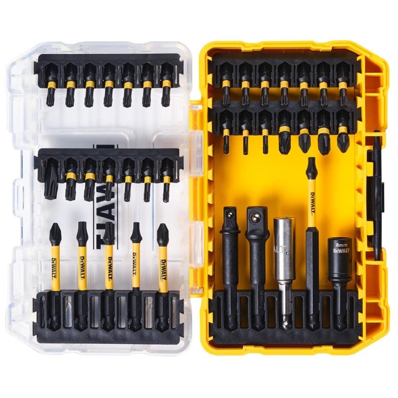 Zestaw bitów 38 części DeWALT DT70733T + okulary