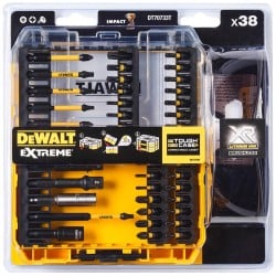 Zestaw bitów 38 części DeWALT DT70733T + okulary