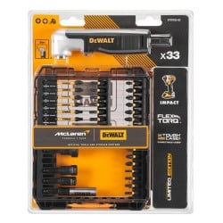 Zestaw bitów udarowych DeWALT DT70782-QZ McLAREN 33 cz.+ głowica kątowa, kasetka