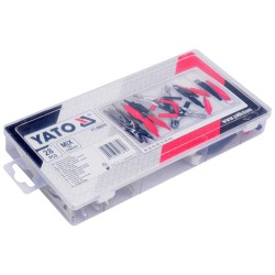 Zestaw krokodylków elektrycznych złączy YATO YT-06870 mix 28 szt.