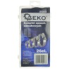 Zestaw 26 opasek ślimakowych mix rozm. GEKO G02812