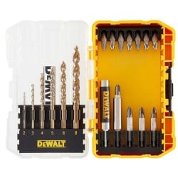 Zestaw bitów 1/4 i wierteł do metalu DeWALT DT70711-QZ EXTREME kasetka 19 cz.