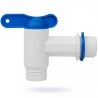 Zawór czerpalny 3/4'' plastikowy BIAŁY do mauzera