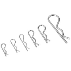 Zestaw 150 zawleczek sprężynowych mix GEKO G02926