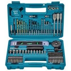 Zestaw bitów wierteł nasadek 102 cz Makita E-10730