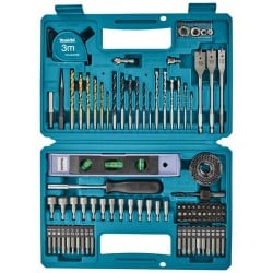 Zestaw bitów wierteł nasadek 102 cz Makita E-10730