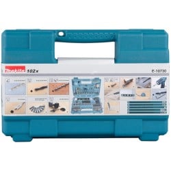 Zestaw bitów wierteł nasadek 102 cz Makita E-10730