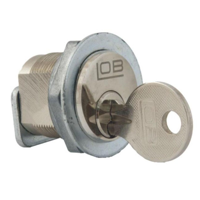 Zamek kasetkowy bębenkowy Lob ZKT21-28-02-A1 fi 27x26mm duży