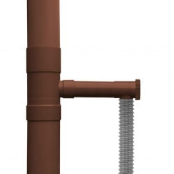 Zbieracz wody 100mm brązowy Bradas IBCLZ1-100-BR