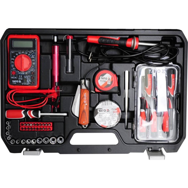 Zestaw 68 narzędzi dla elektryków YATO YT-39009