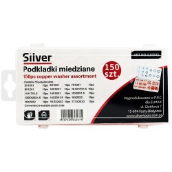 Zestaw 150 podkładek miedzianych SILVER S10543