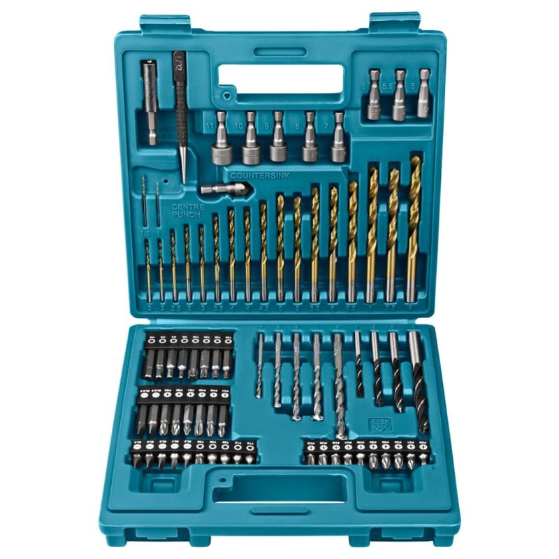 Zestaw bitów wierteł nasadek 75 el. Makita B-49373