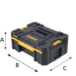 Mobilny zestaw skrzyń na kółkach DeWALT DWST83412-1: 4 walizki STAK SYSTEM oraz platforma na kółkach