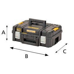 Mobilny zestaw skrzyń na kółkach DeWALT DWST83412-1: 4 walizki STAK SYSTEM oraz platforma na kółkach