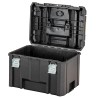 Mobilny zestaw skrzyń na kółkach DeWALT DWST83412-1: 4 walizki STAK SYSTEM oraz platforma na kółkach