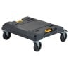 Mobilny zestaw skrzyń na kółkach DeWALT DWST83412-1: 4 walizki STAK SYSTEM oraz platforma na kółkach